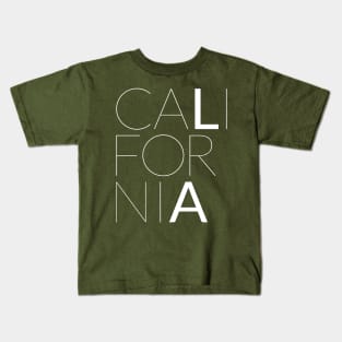 L.A. California (Azure) Kids T-Shirt